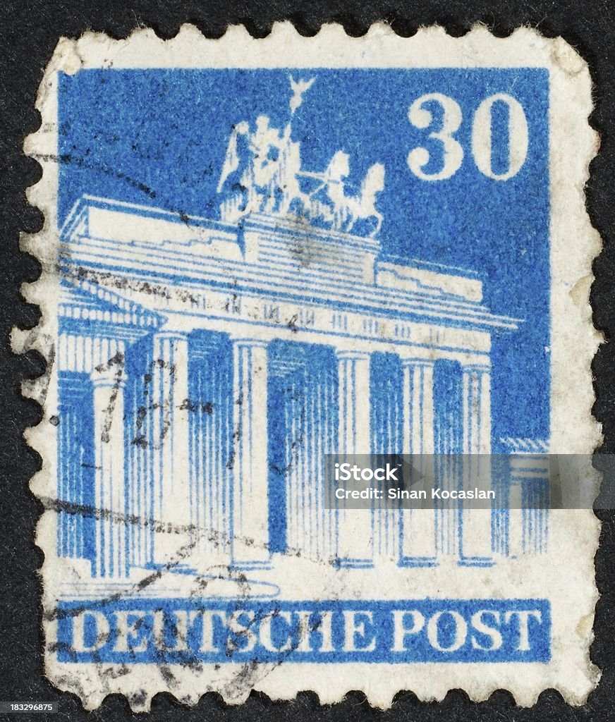 Deutsche Briefmarke - Lizenzfrei Altertümlich Stock-Foto