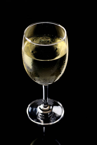 White wine stock photo