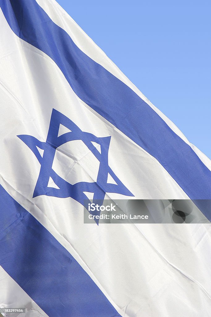 Bandeira Israelense - Foto de stock de Azul royalty-free