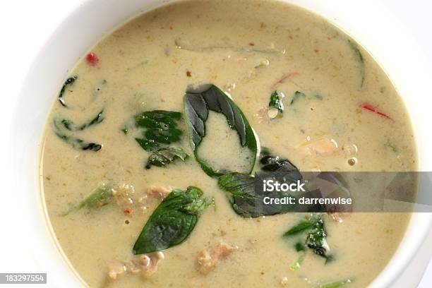 Curry Verde Tailandese - Fotografie stock e altre immagini di Asia - Asia, Basilico, Carne di pollo