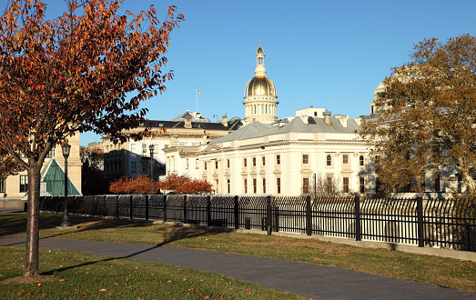 The New Jersey State House is located in Trenton and is the seat of government for the U.S. state of New Jersey
