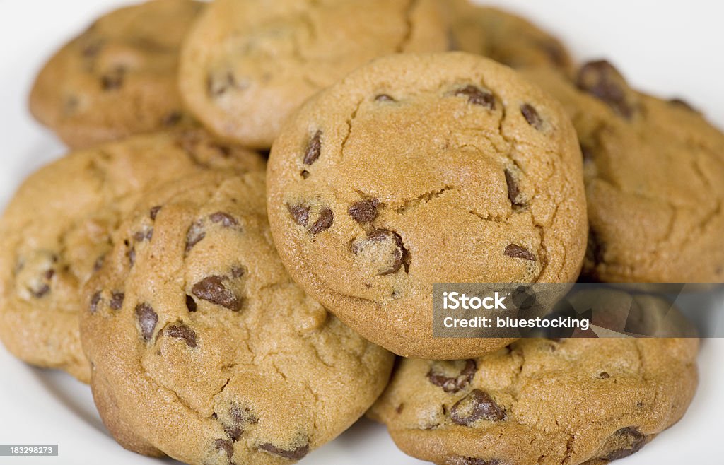 Plaque de biscuits aux pépites de chocolat - Photo de Aliment libre de droits