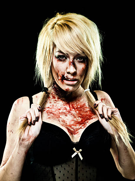 istock Young Zombie girl 183298418