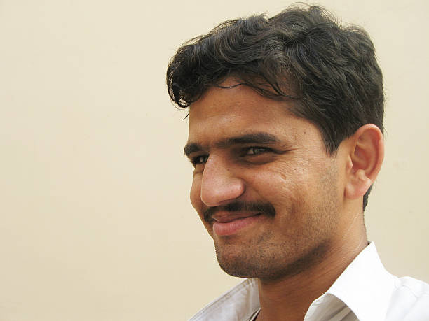 An Asian pathan muslim man