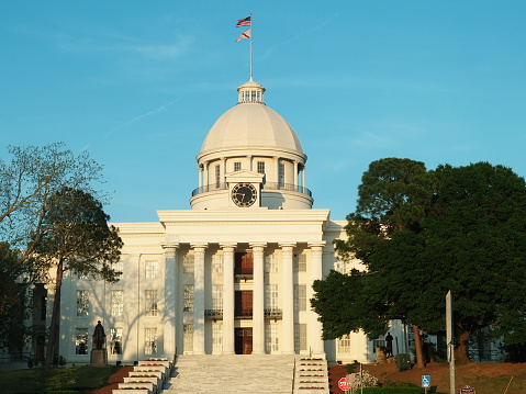 The Alabama State Capitol building in Montgomery.