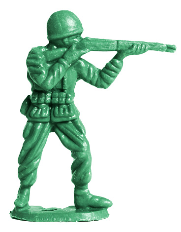 Toy soldier macro. 