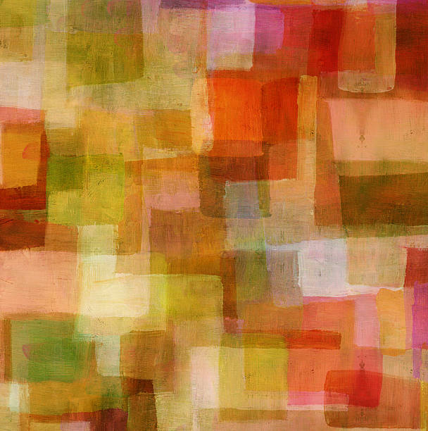 istock Warm Hued Abstract Oil Painting 183298822
