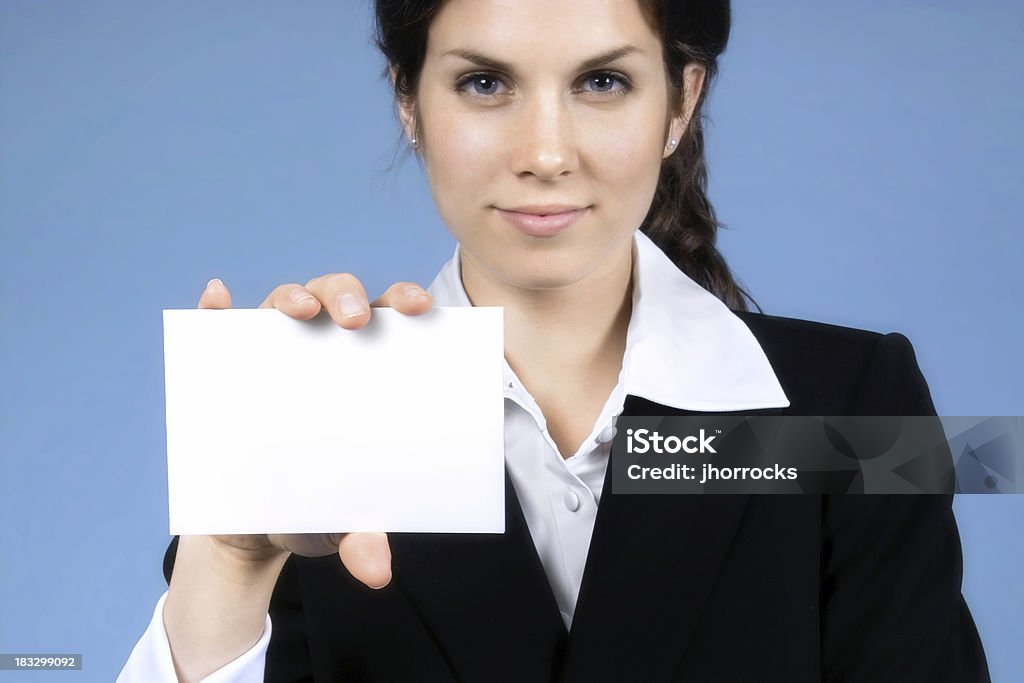 Tarjeta en blanco - Foto de stock de 20 a 29 años libre de derechos