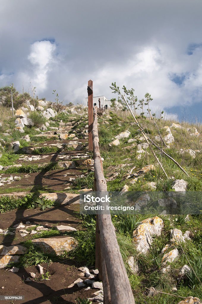 Massa Lubrense -Viewpoin San Costanzo-costa sorrentina - Foto stock royalty-free di Albero