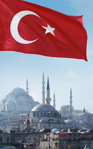 istock Turkish Flag and Istanbul 183300362