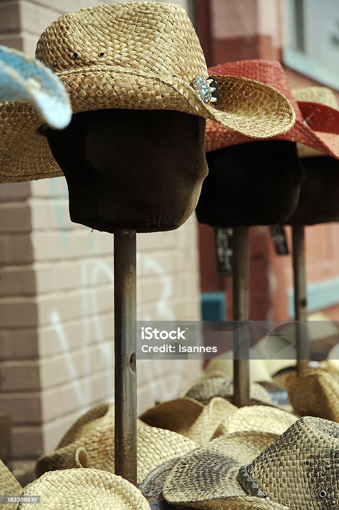 Hut auf Schaufensterpuppe - Lizenzfrei Blau Stock-Foto