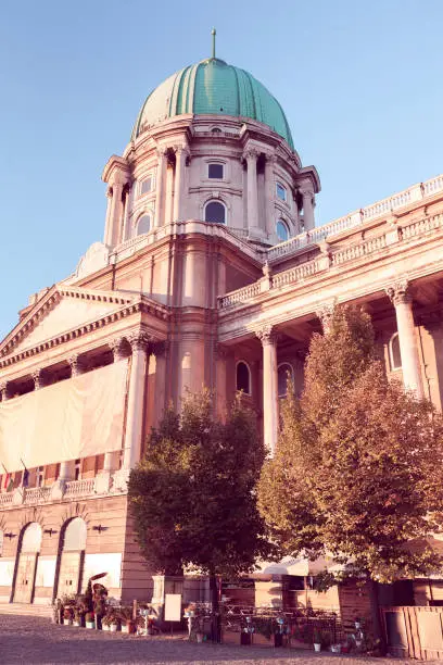 Buda Castle is the palace complex of the Hungarian kings in Budapest.