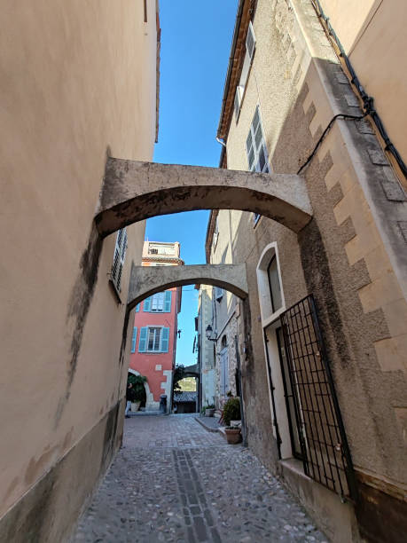 Picturesque center of the village of Biot in the South of France Biot, France - December 4, 2023: Picturesque center of the village of Biot in the South of France biot stock pictures, royalty-free photos & images