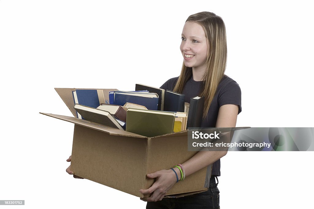 Vender los libros de texto - Foto de stock de Adolescencia libre de derechos