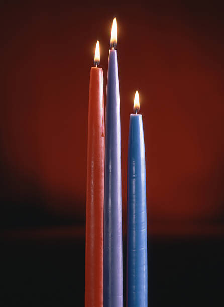 Colorful Candles stock photo