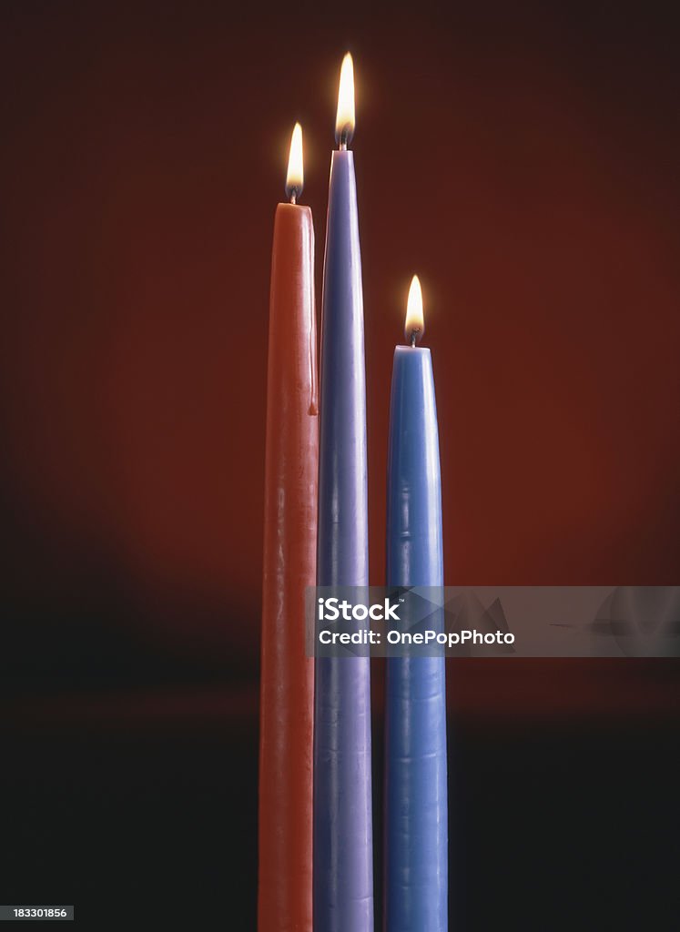 Colorido velas - Foto de stock de Advento royalty-free