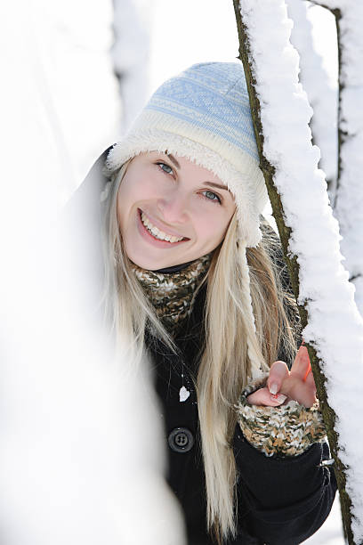 istock Beautiful Girl in Snow 183301874