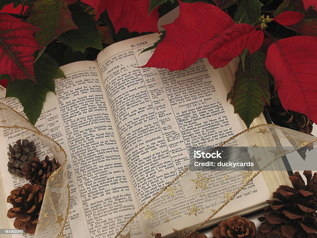 Noël et Bible (KJV - Photo de Bible libre de droits