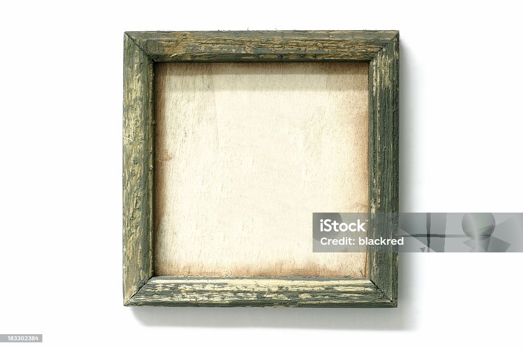 Grungy Wooden Frame "Aged wooden picture frame, isolated on white background.Similar images -" Picture Frame Stock Photo