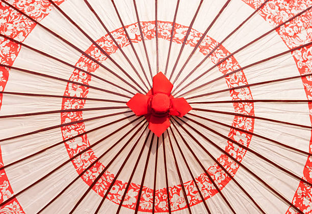 istock Traditional Japanese paper umbrella. 183302580