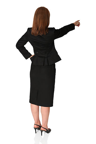 istock Businesswoman pointing with finger 183302979