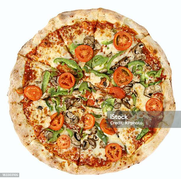Foto de Pizza Vegetariana Conjunto3 e mais fotos de stock de Almoço - Almoço, Caixa - Recipiente, Caixa de Pizza