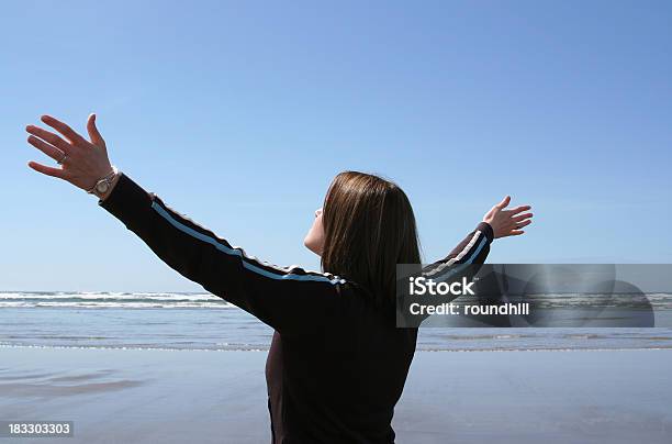 Arms Raised In Worship Stock Photo - Download Image Now - Adult, Applauding, Awe