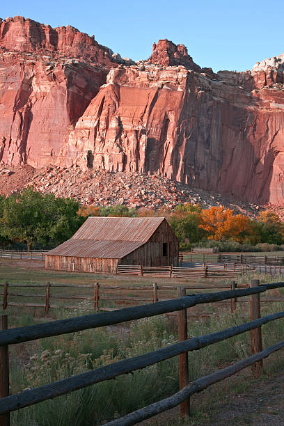 istock Barn and Fence at Capitol Reef National Park 183303399