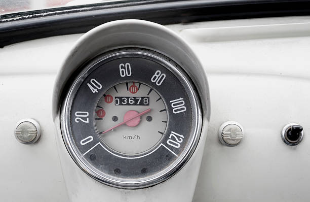 istock Vintage Italian Car Speedometer 183303583