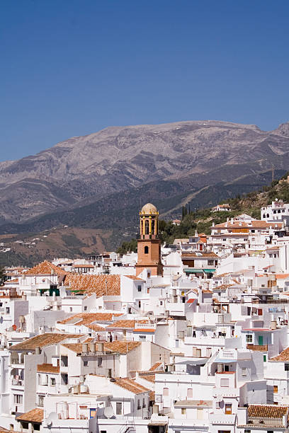 Competa Spanish white-washed village #1 stock photo