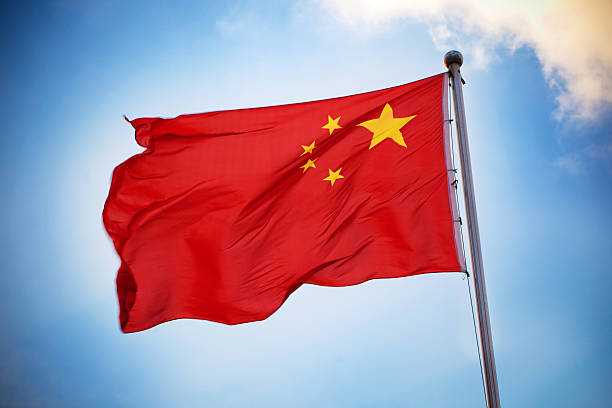 chinese flag - 中國國旗 個照片及圖片檔