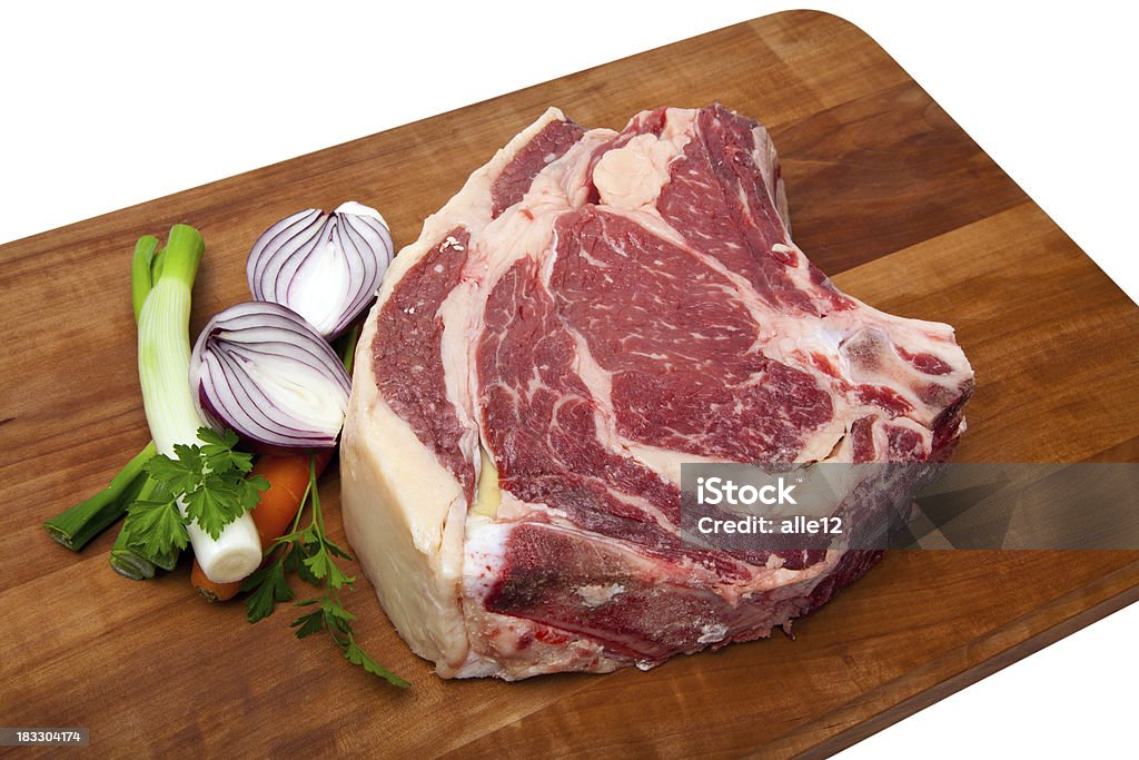Rib Steak Filé grelhado com legumes - Foto de stock de Bife royalty-free