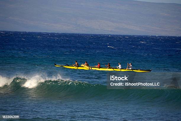 Outrigger Canoe Boating Stock Photo - Download Image Now - Canoe, Hawaii Islands, Outrigger