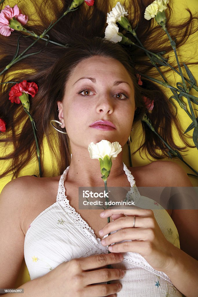 Flower fille - Photo de Adulte libre de droits