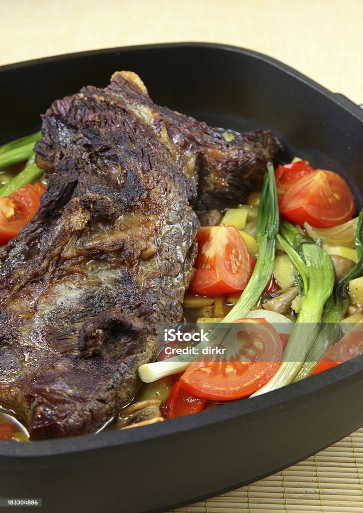 Pot Roast Beef braised beef with vegetables Beef Stock Photo