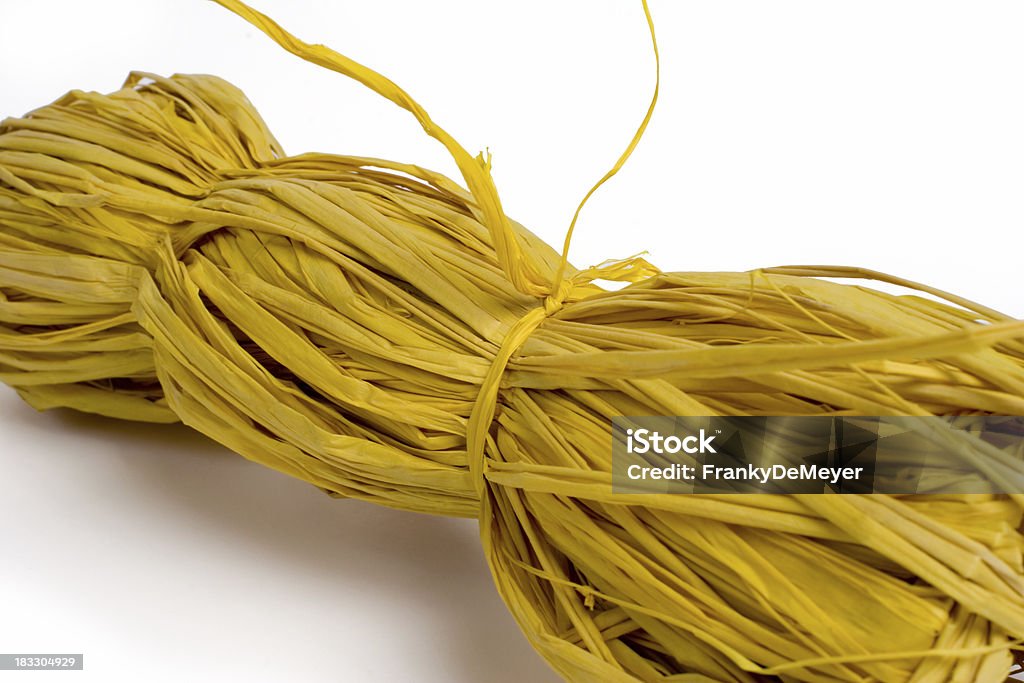 Bundle Of Yellow Raffia String Stock Photo - Download Image Now - Activity,  Art, Art And Craft - iStock