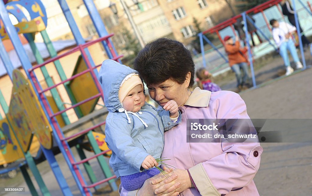 Patio de juegos - Foto de stock de Abuela libre de derechos