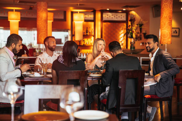 istock Friends re-union at lunch 1833058586