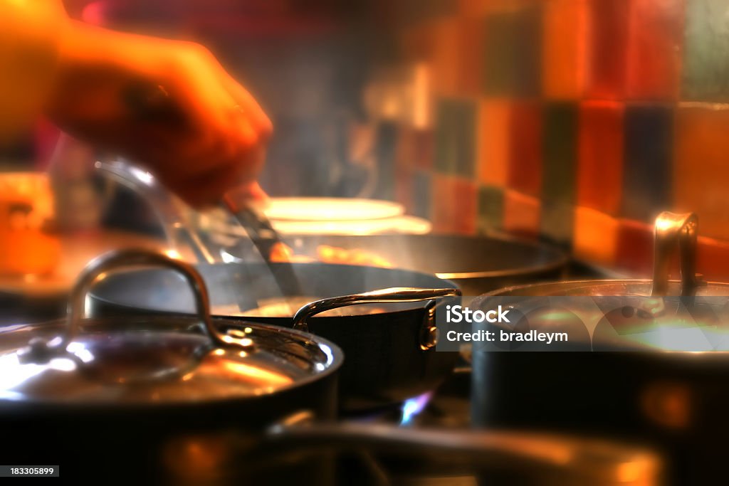 Cocina a la vista - Foto de stock de Alimento libre de derechos