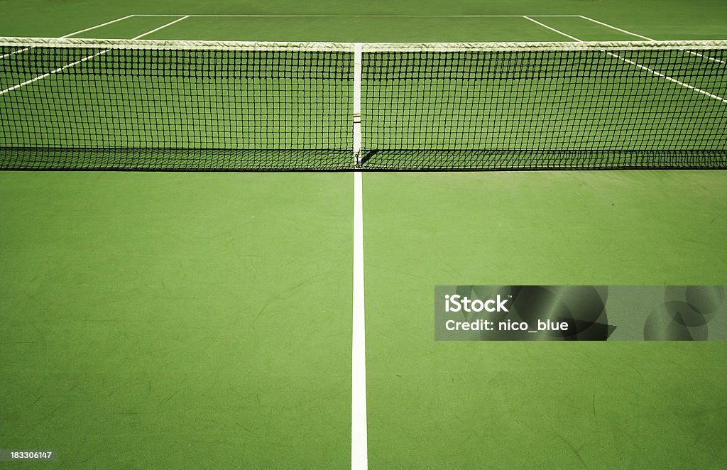 Campo da Tennis - Foto stock royalty-free di Campo sportivo