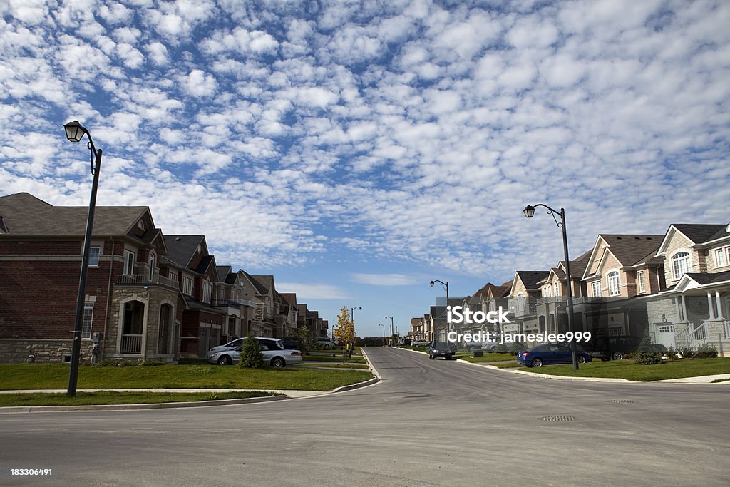 Novas casas em Suburbano - Royalty-free Ontário - Canadá Foto de stock