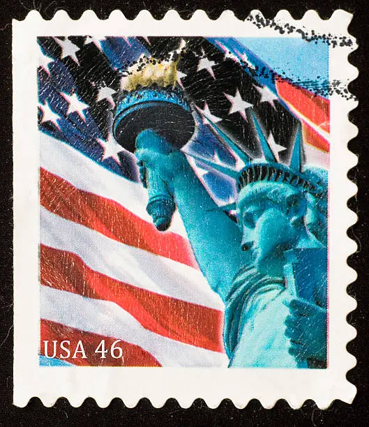Photo of USA 46 cent stamp