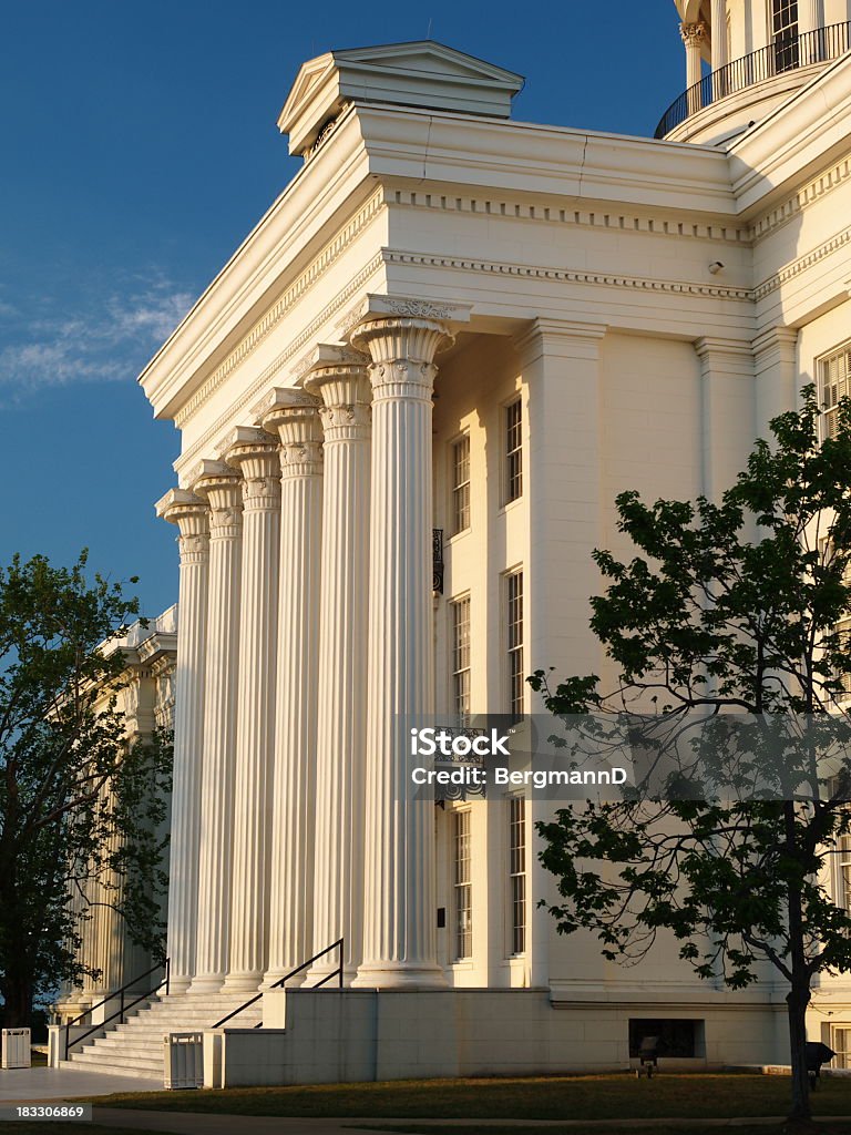 Alabama Capitol entrada oeste - Foto de stock de Exterior royalty-free