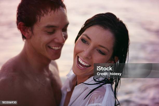 Sunset Laughter Stock Photo - Download Image Now - 20-29 Years, 30-39 Years, Adult