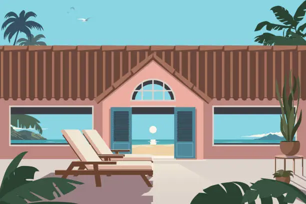 Vector illustration of Vacation