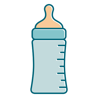 milk bottle logo template