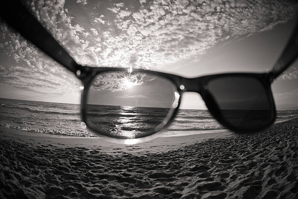 istock summer long beach coast at dusk through sun glasses 183311444