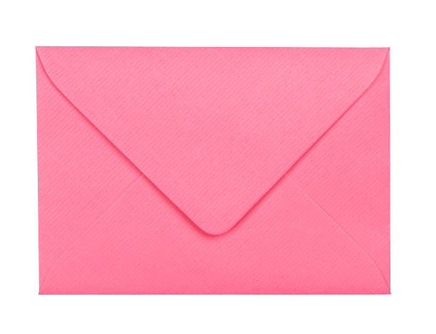 Pink Envelope Pink Envelope isolated on white pink envelope stock pictures, royalty-free photos & images