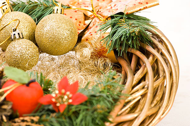 Soft Christmas Decoration stock photo