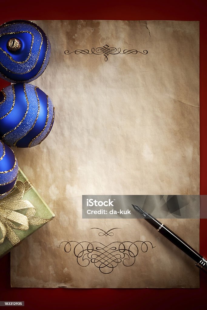 Weihnachten Brief - Lizenzfrei Alt Stock-Foto